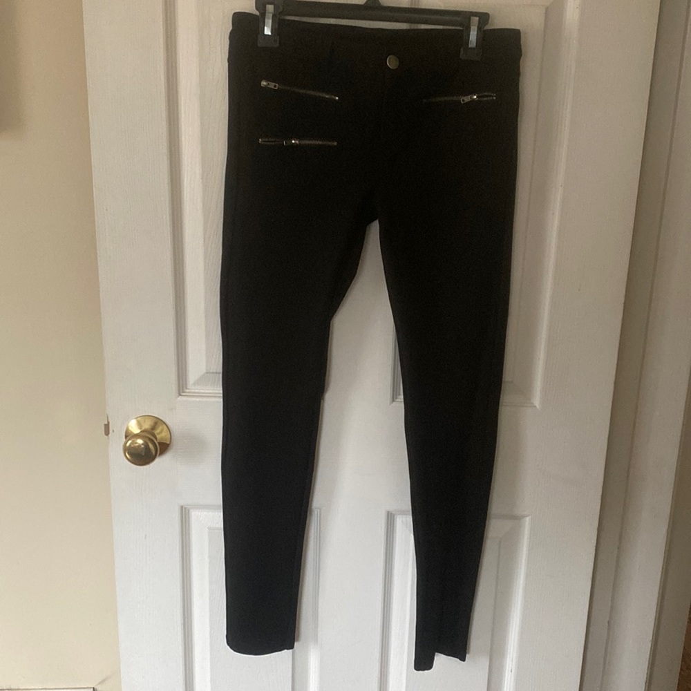 Gently Used Parker Zipper Leggings- SZ 8